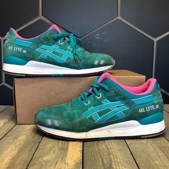 asics gel lyte 3 tropical green